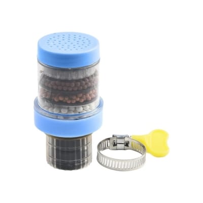 Picture of 2pcs Faucet Water Filter Set – 6-Layer Activated Carbon Purifier for Kitchen – Splash Proof Tap Filters with Medical Stone for Clean Water, Chlorine Removal, Universal Fit for Household Use