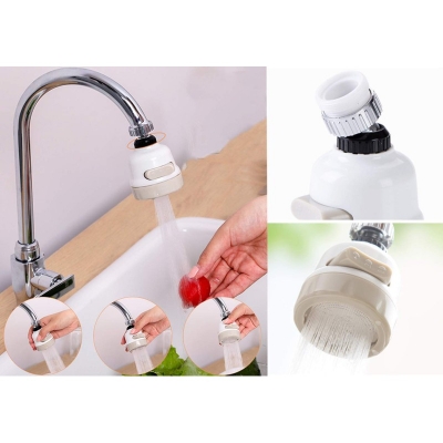 Picture of Water Saving Sprayer Tap Attachment – 360° Adjustable Faucet Head – Anti Splash Shower Nozzle – Kitchen Sink Filter Diffuser – Durable Stainless Steel + ABS