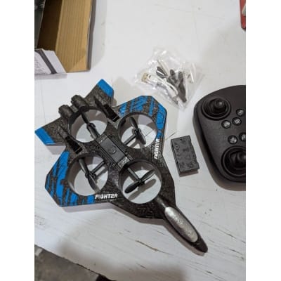 Picture of Buy high-quality Starfighter Remote Control Drone Plane with 2.4GHz technology, lightweight EPP foam material, stable altitude hold, 360-degree flip stunts, and rechargeable battery for kids and beginners seeking outdoor flying adventure today.