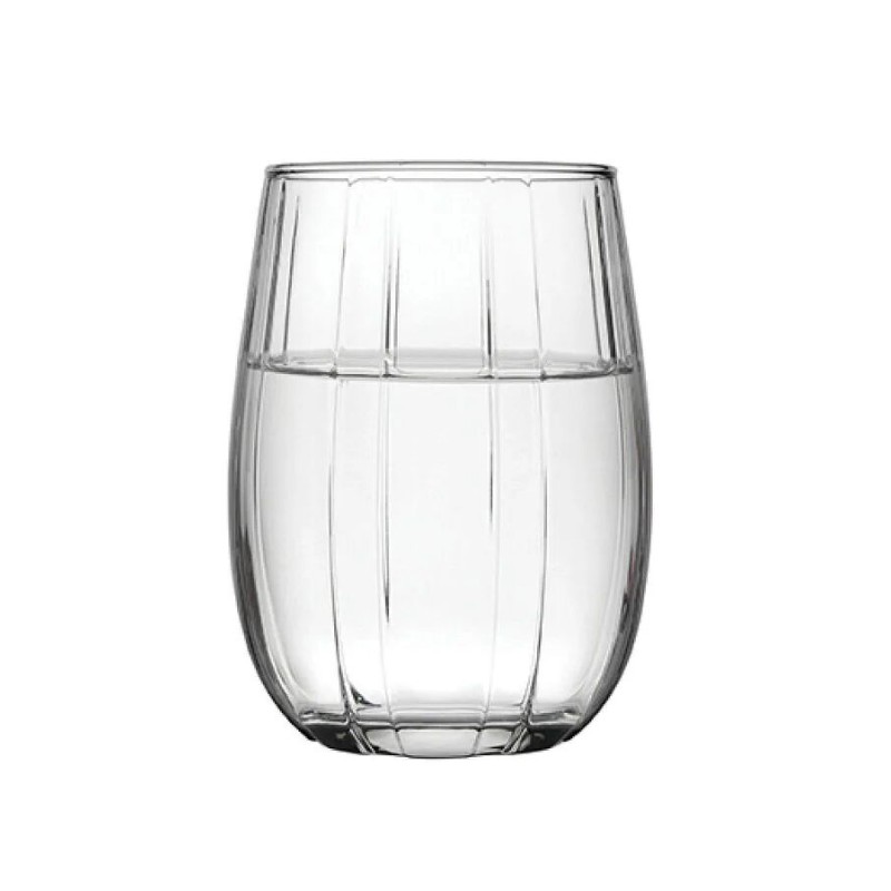 Picture of 380ML Soda Lime Glass Cup Set - Dishwasher Safe, Lightweight, Classic Style, 6 Pcs, Round Clear Glass with 380ml Capacity
