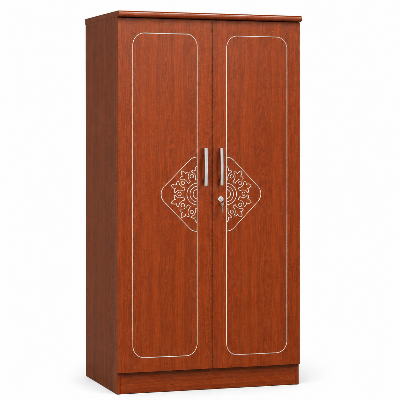 Picture of Timber Furniture Stylish 2 Door Laminated Board Wardrobe