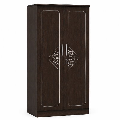 Picture of Timber Furniture Stylish 2 Door Laminated Board Wardrobe