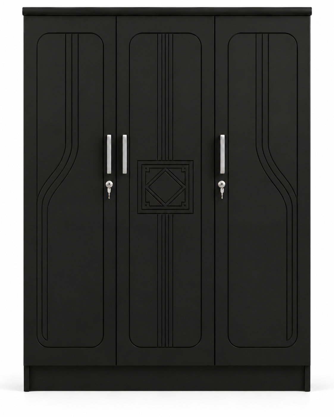 Picture of Timber Furniture Modern Design Laminated Board 3 Door Wardrobe