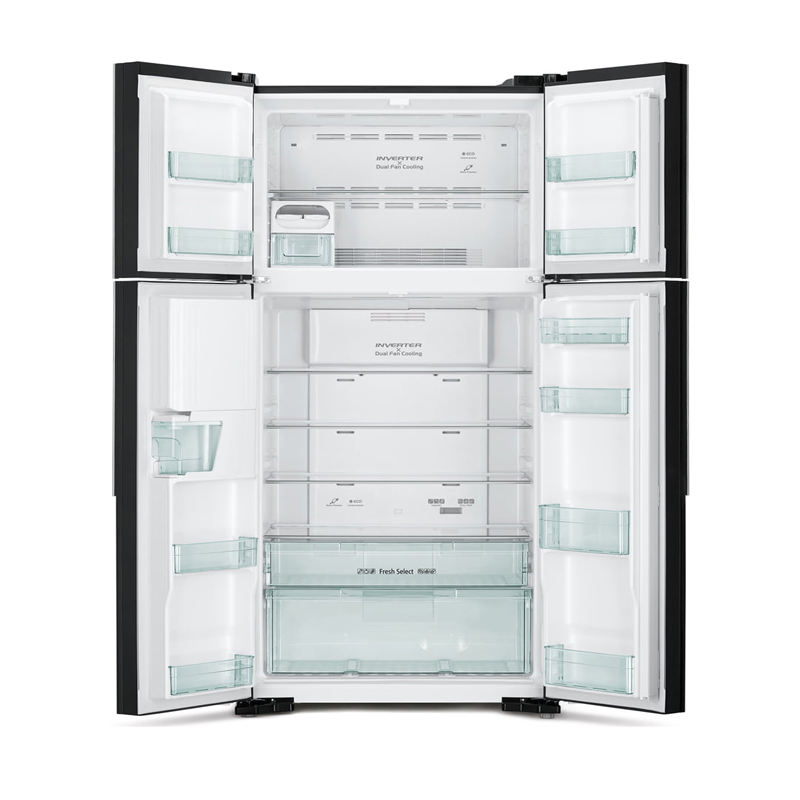 Picture of Hitachi 586 Liter Water Dispenser Refrigerator (R-W690P7PB-GBK)
