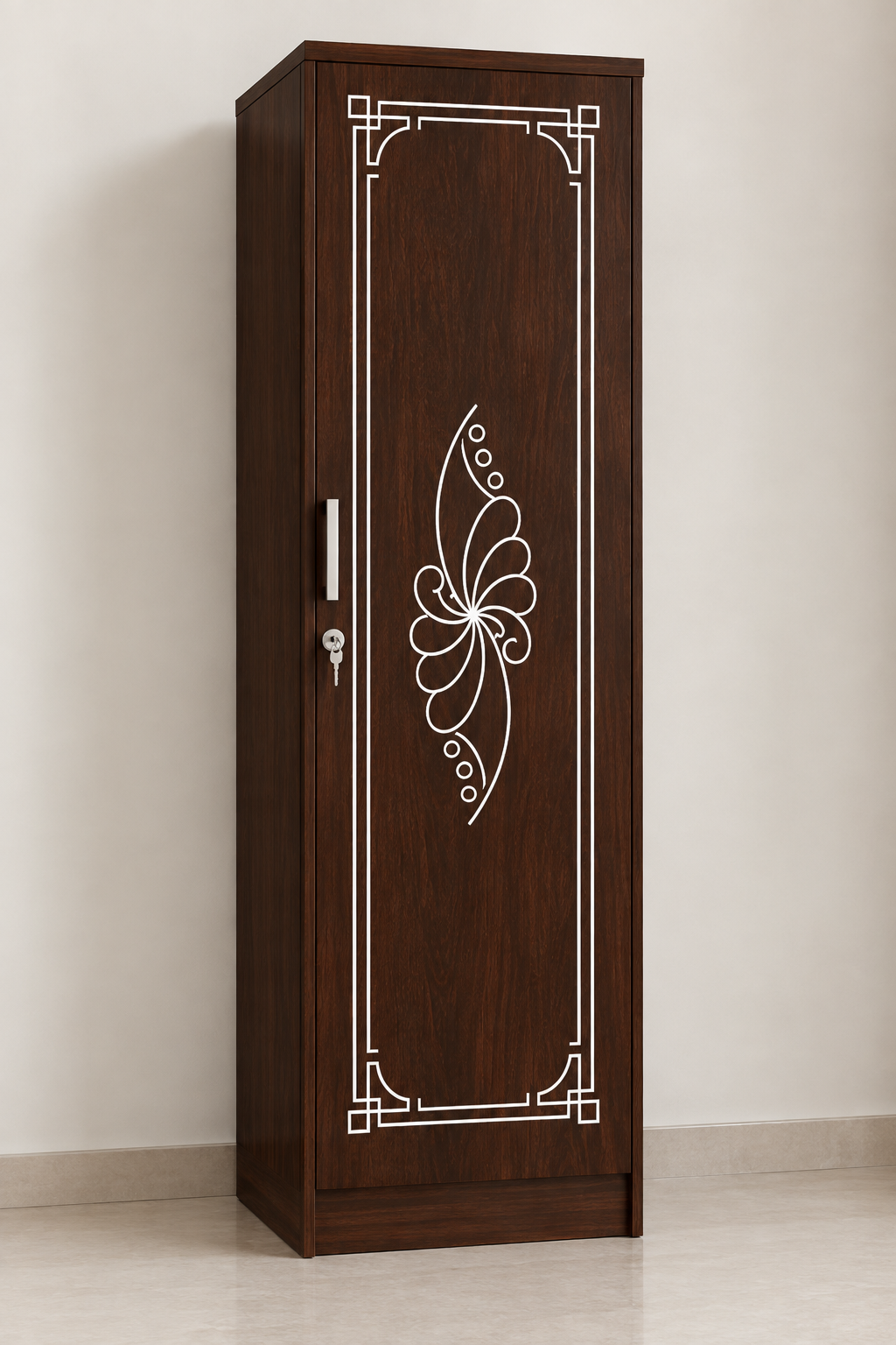 Picture of Timber Furniture Modern Design Laminated Board Single Door Wardrobe