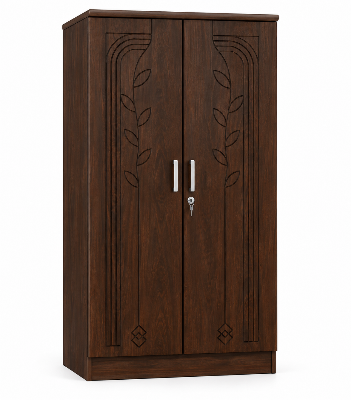 Picture of Timber Furniture Stylish 2 Door Melamine Board Wardrobe