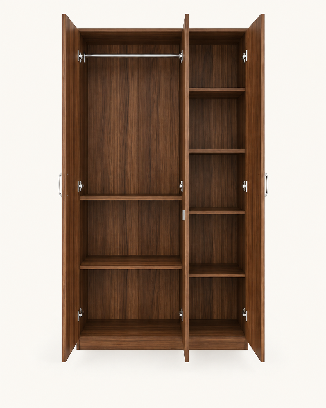 Picture of Timber Furniture Elegant Design Laminated Board 2 Door Wardrobe