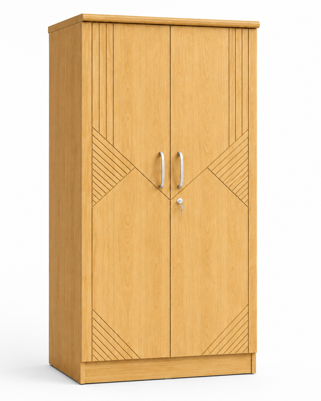 Picture of Timber Furniture Decorative Design 2 Door Melamine Wardrobe