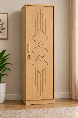 Picture of Timber Furniture Modern Laminated Board 1 Door Wardrobe