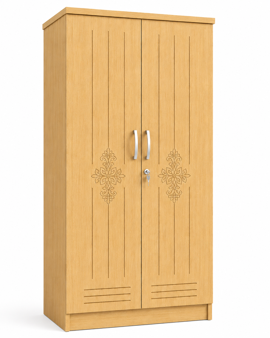 Picture of Timber Furniture Decorative Design Laminated Board 2 Door Wardrobe