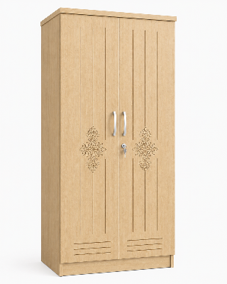 Picture of Timber Furniture Decorative Design Laminated Board 2 Door Wardrobe