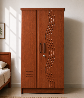 Picture of Timber Furniture Modern Design Laminated Board 2 Door Wardrobe