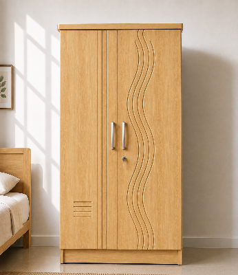 Picture of Timber Furniture Modern Design Laminated Board 2 Door Wardrobe