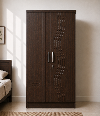 Picture of Timber Furniture Modern Design Laminated Board 2 Door Wardrobe