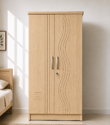 Picture of Timber Furniture Modern Design Laminated Board 2 Door Wardrobe