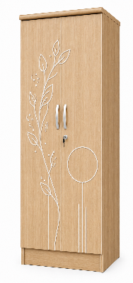 Picture of Timber Furniture Stylish 3 Door Laminated Board Wardrobe