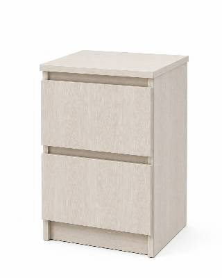 Picture of Timber Furniture Modern Design Melamine Board 2 Drawer Bedside Table