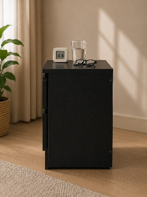 Picture of Timber Furniture Open Shelf Melamine Board Bedside Table