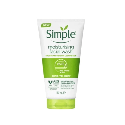 Picture of UK product Simple Kind to Skin Moisturizing Facial Wash(150ml)