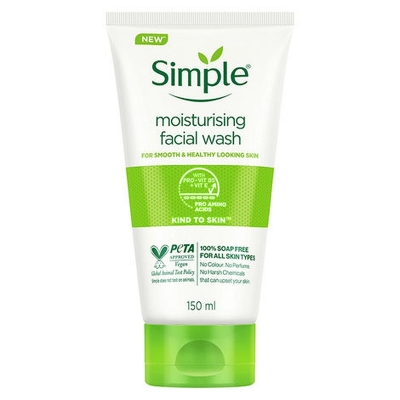 Picture of UK product Simple Kind to Skin Moisturizing Facial Wash(150ml)