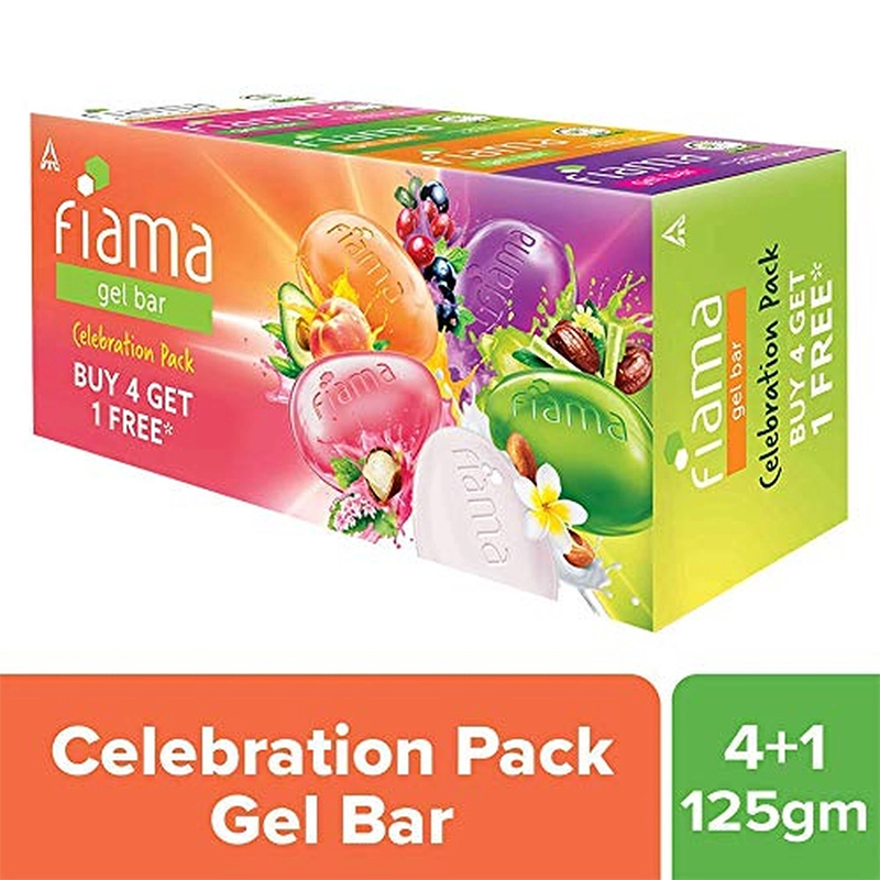 Picture of Indian product Fiama Gel Bar Cerebration 5 pack (1pcs - 125gm)