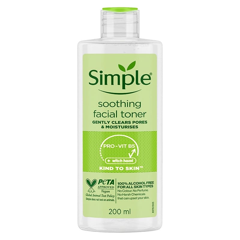 Picture of International UK product Simple Kind To Skin Soothing Facial Toner (200ml)