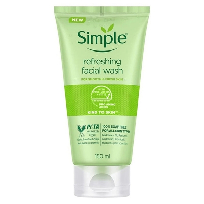 Picture of International UK product Simple Kind To Skin Refreshing Facial Wash Gel (150ml)