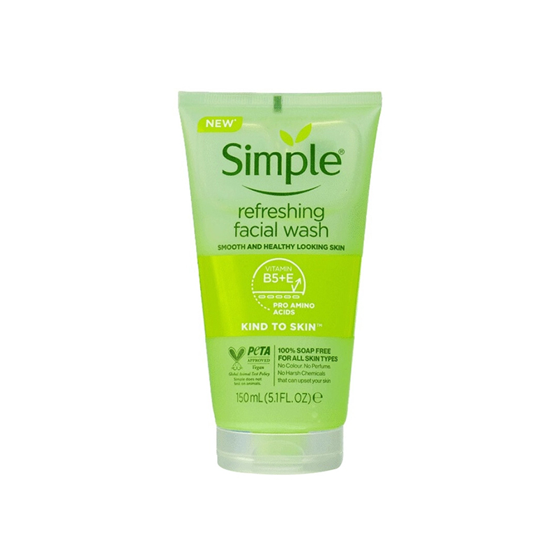 Picture of International UK product Simple Kind To Skin Refreshing Facial Wash Gel (150ml)
