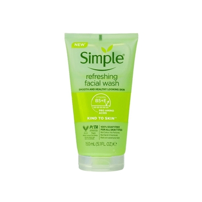Picture of International UK product Simple Kind To Skin Refreshing Facial Wash Gel (150ml)