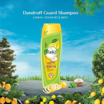 Picture of International UAE product Vatika Naturals Dandruff Guard Shampoo with Lemon and Yoghurt -400ml