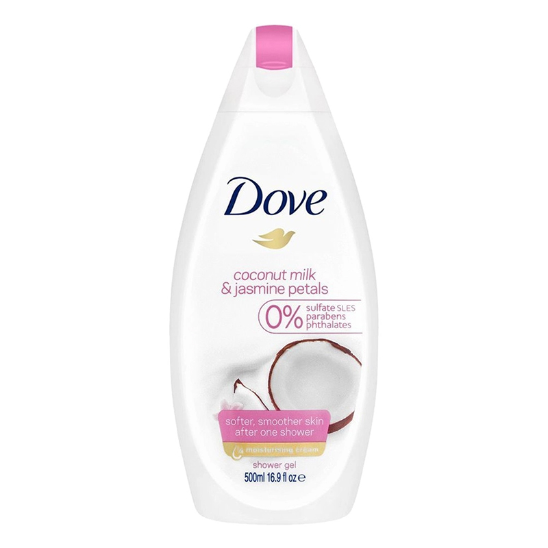 Picture of Dove Coconut Milk & Jasmine Petals Moisturizing Cream Shower Gel 500 Ml