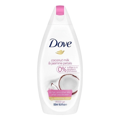 Picture of Dove Coconut Milk & Jasmine Petals Moisturizing Cream Shower Gel 500 Ml