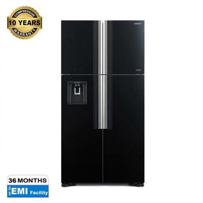 Picture of Hitachi 586 Liter Water Dispenser Refrigerator (R-W690P7PB-GBK)