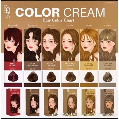 Picture of Kota Cosmetics Hair Color Cream (Developer 100ml+Colorant 100ml)