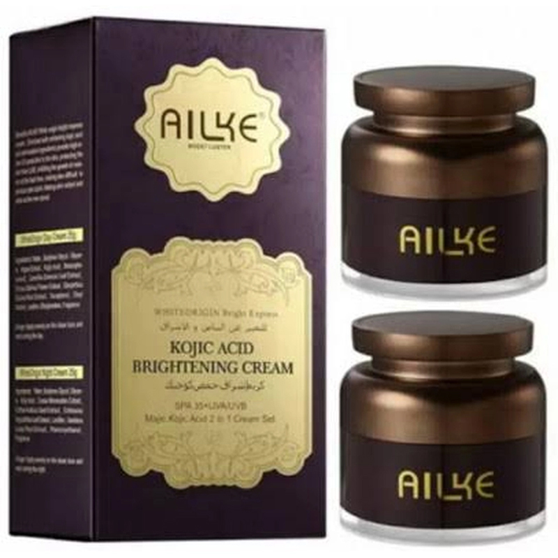 Picture of AILKE BOOST LUSTER KOJIC ACID BRIGHTENING DAY+NIGHT CREAM SET COMBO -25g+25g 