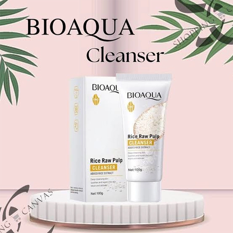 Picture of BIOAQUA Deep Cleansing Rice Raw Pulp Foam Facial Cleanser- 100g 