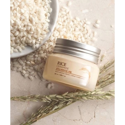 Picture of THE FACE SHOP Rice Ceramide Moisturizing Cream | Rich Moisturizer for Smooth & Glowing Skin |