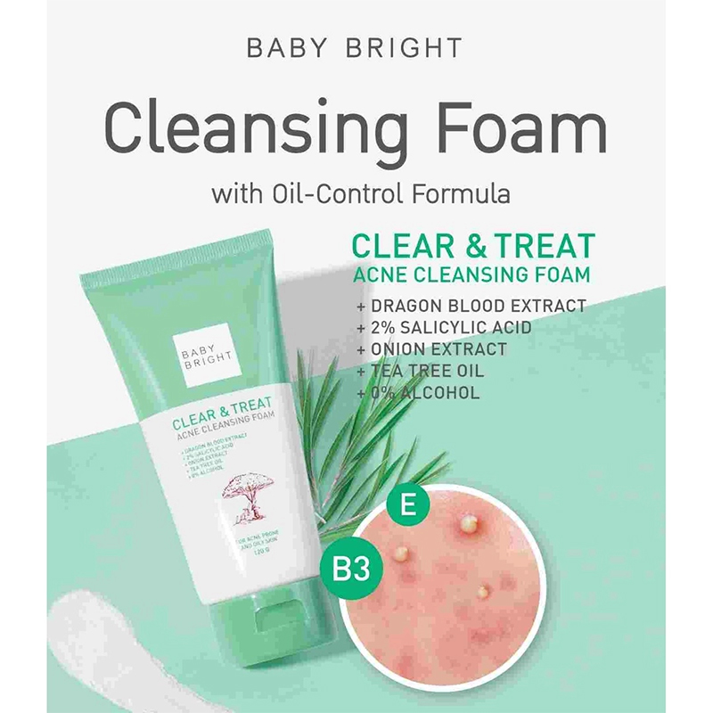 Picture of Baby Bright Clear&Treat Anti Pimple Cleansing Foam 120 g