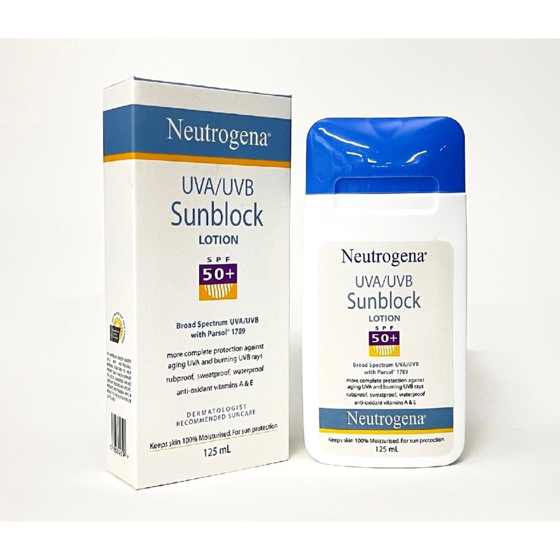 Picture of Neutrogena UVA/UVB Sunblock Lotion, SPF 50+
