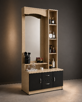 Picture of Timber Furniture Modern Melamine Board Dressing Table with Mirror