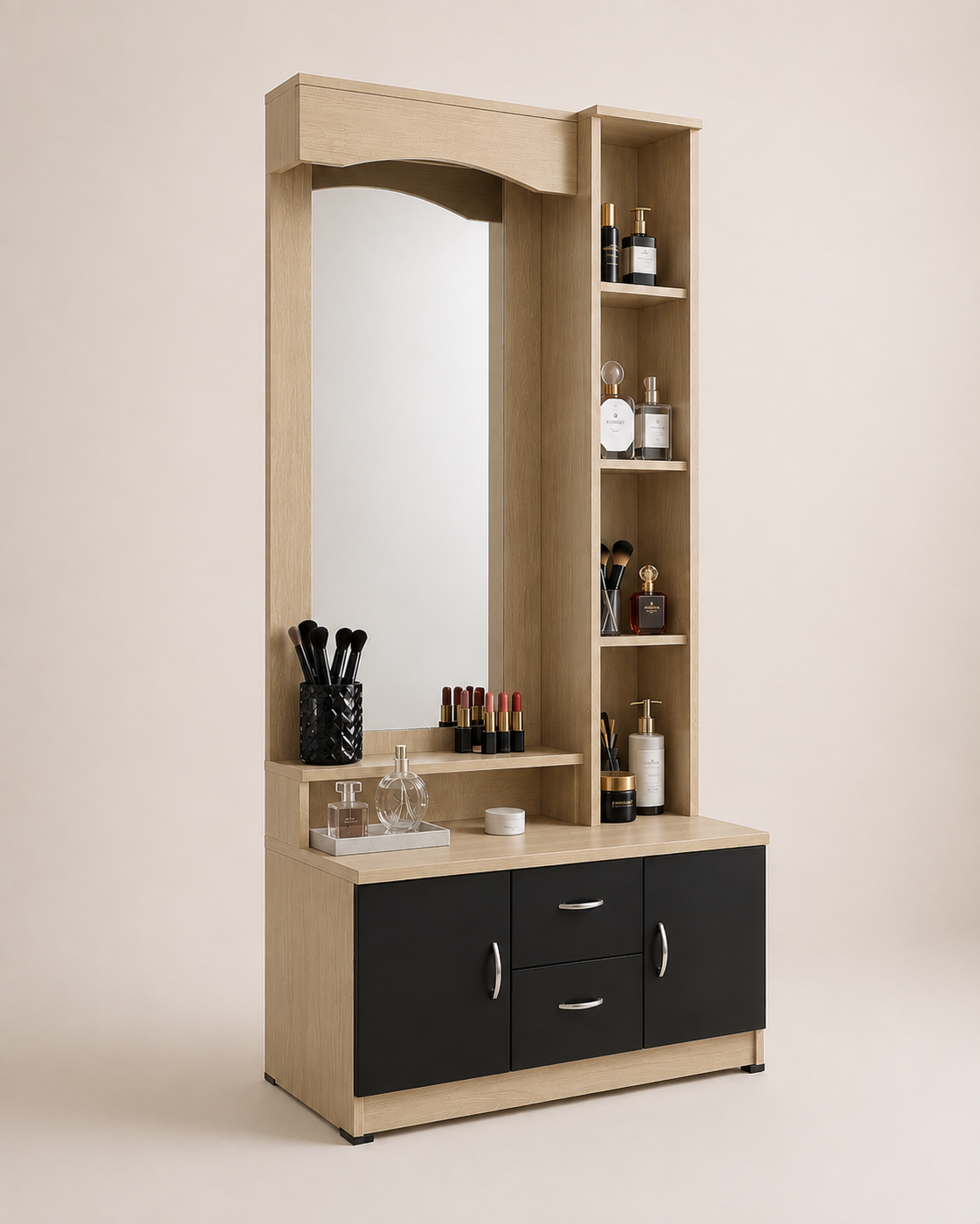 Picture of Timber Furniture Modern Melamine Board Dressing Table with Mirror