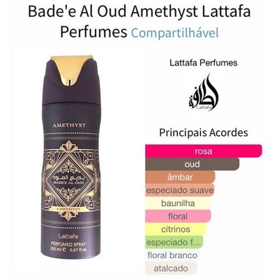 Picture of LATTAFA AMETHYST BADE'E AL OUD DEO PERFUMED SPRAY 200ML