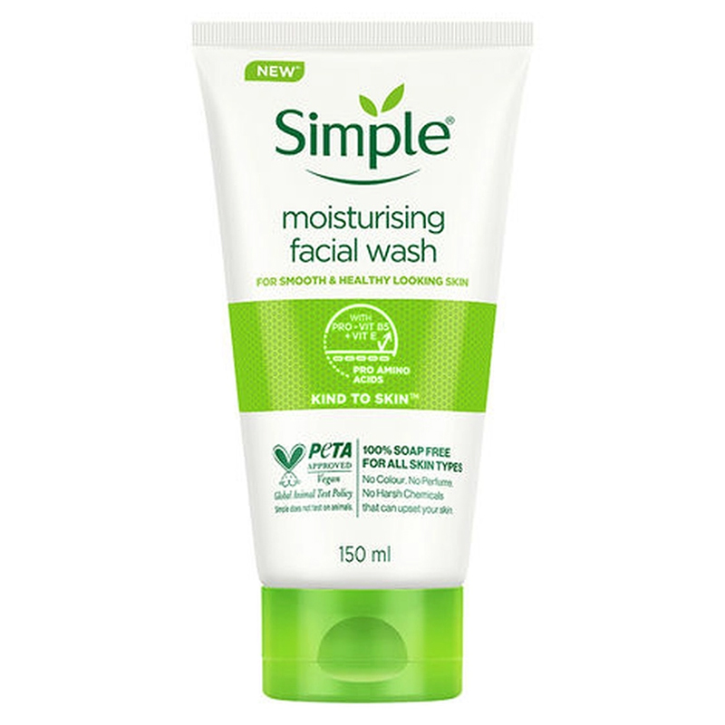 Picture of UK product Simple Kind to Skin Moisturizing Facial Wash(150ml)