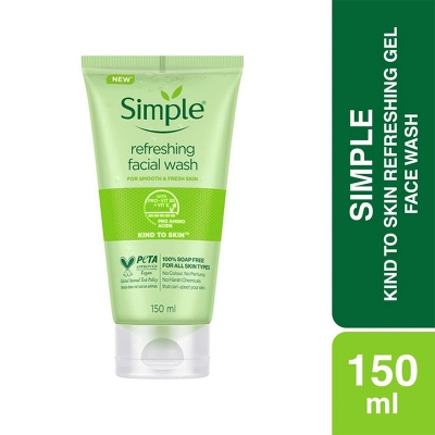 Picture of International UK product Simple Kind To Skin Refreshing Facial Wash Gel (150ml)