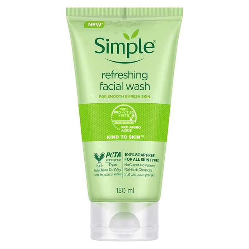 Picture of International UK product Simple Kind To Skin Refreshing Facial Wash Gel (150ml)