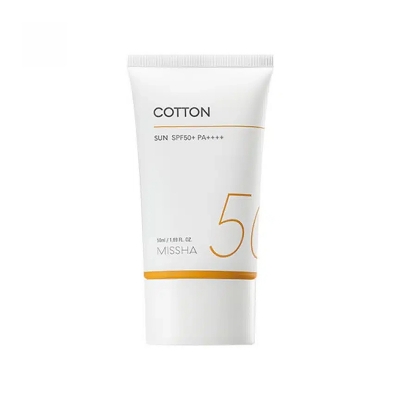 Picture of Missha All Around Safe block Cotton Sun cream SPF50+ PA+++ 50ml (Korea)