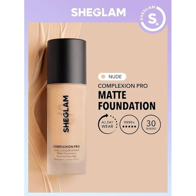 Picture of 𝐒𝐡𝐞𝐠𝐥𝐚𝐦 𝐂𝐨𝐦𝐩𝐥𝐱𝐭𝐢𝐨𝐧 𝐏𝐫𝐨 𝐋𝐨𝐧𝐠 𝐋𝐬𝐭𝐢𝐧𝐭 Sheglam Foundation