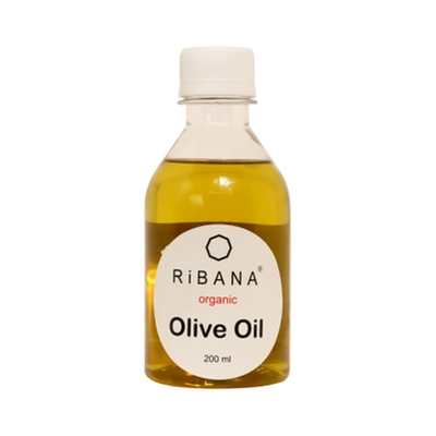 Picture of Ribana Organic Olive Oil 200 Ml Virgin Cold Pressed Hair And Skin Care Certified Kosher Food Grade