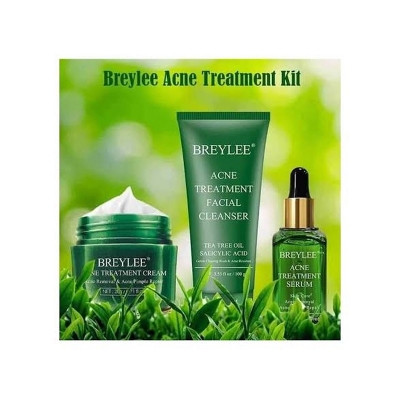 Picture of Breylee Acne Treatment Serum & Acne Treatment & Acne Cleanser Combo 