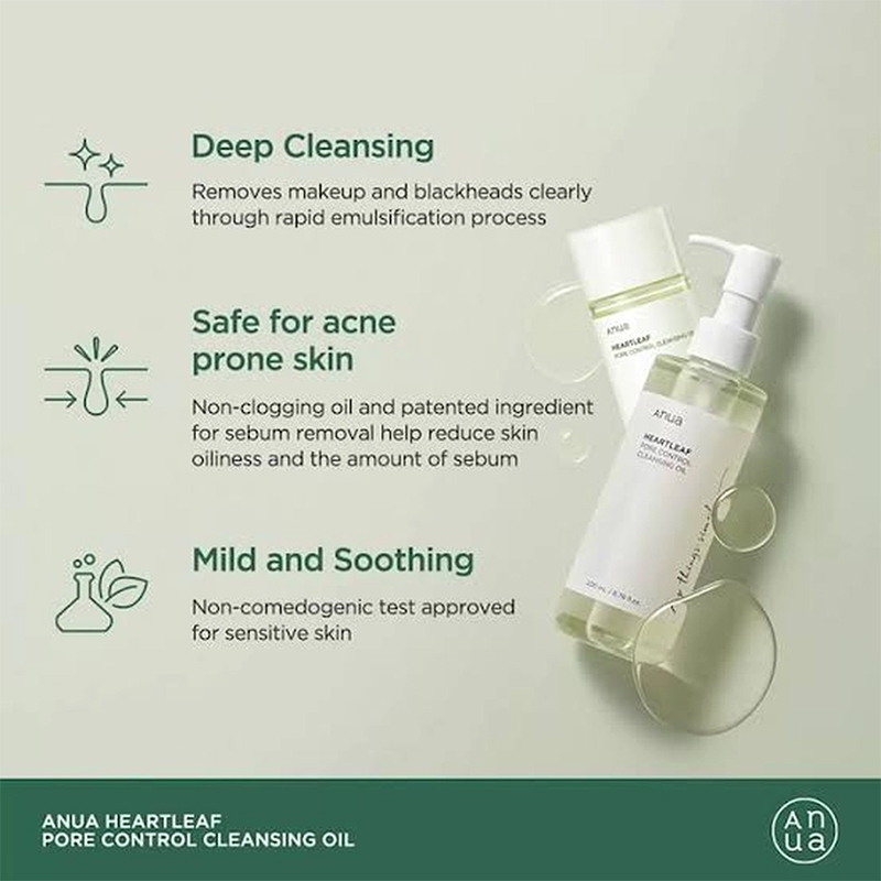 Picture of Anua Heartleaf Pore Control Cleansing Oil, 200 ml